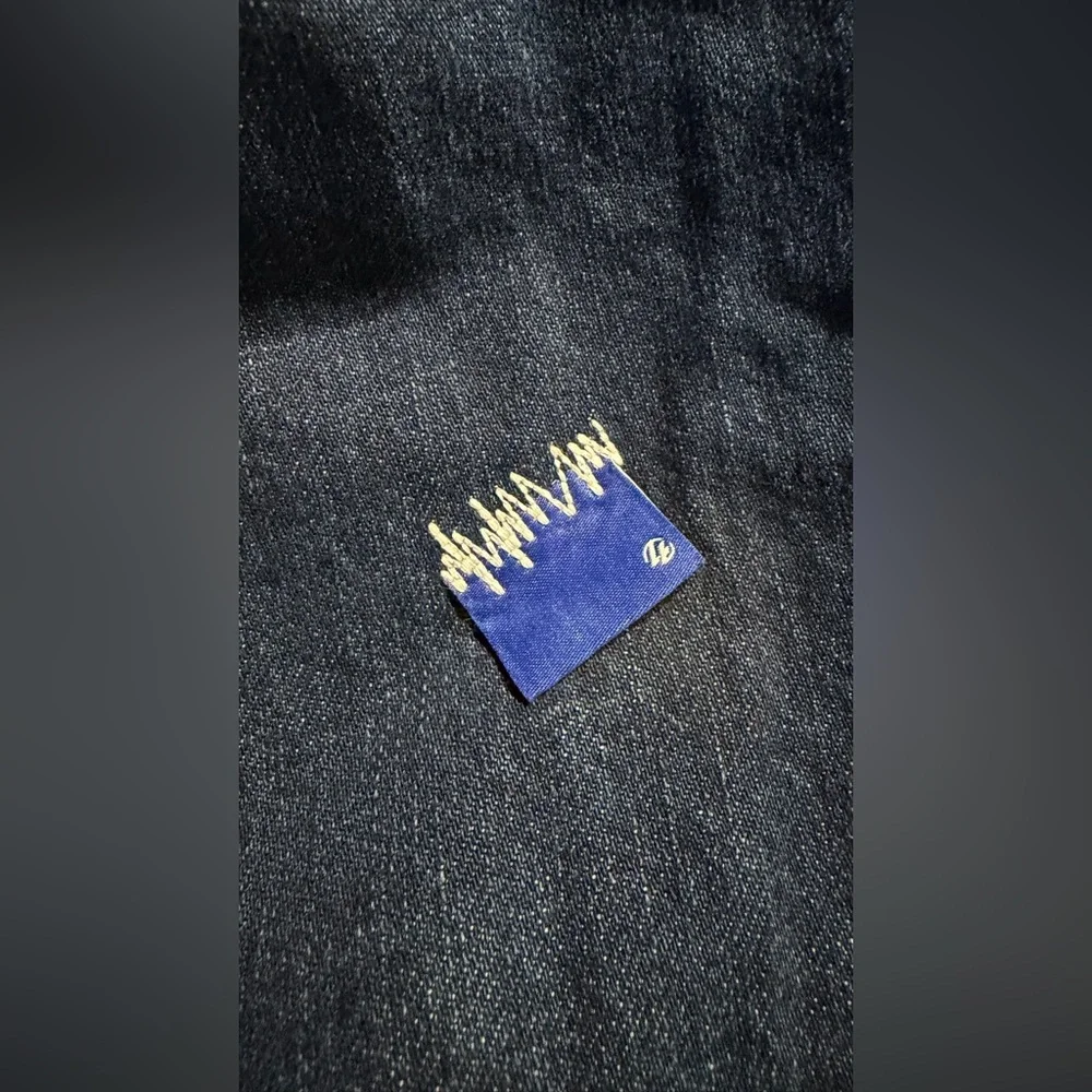 ADER ERROR & ZARA Jeans Sz 4 Dark Wash Pleated Tapered High-Rise Barrel Leg EUC - Picture 16 of 16